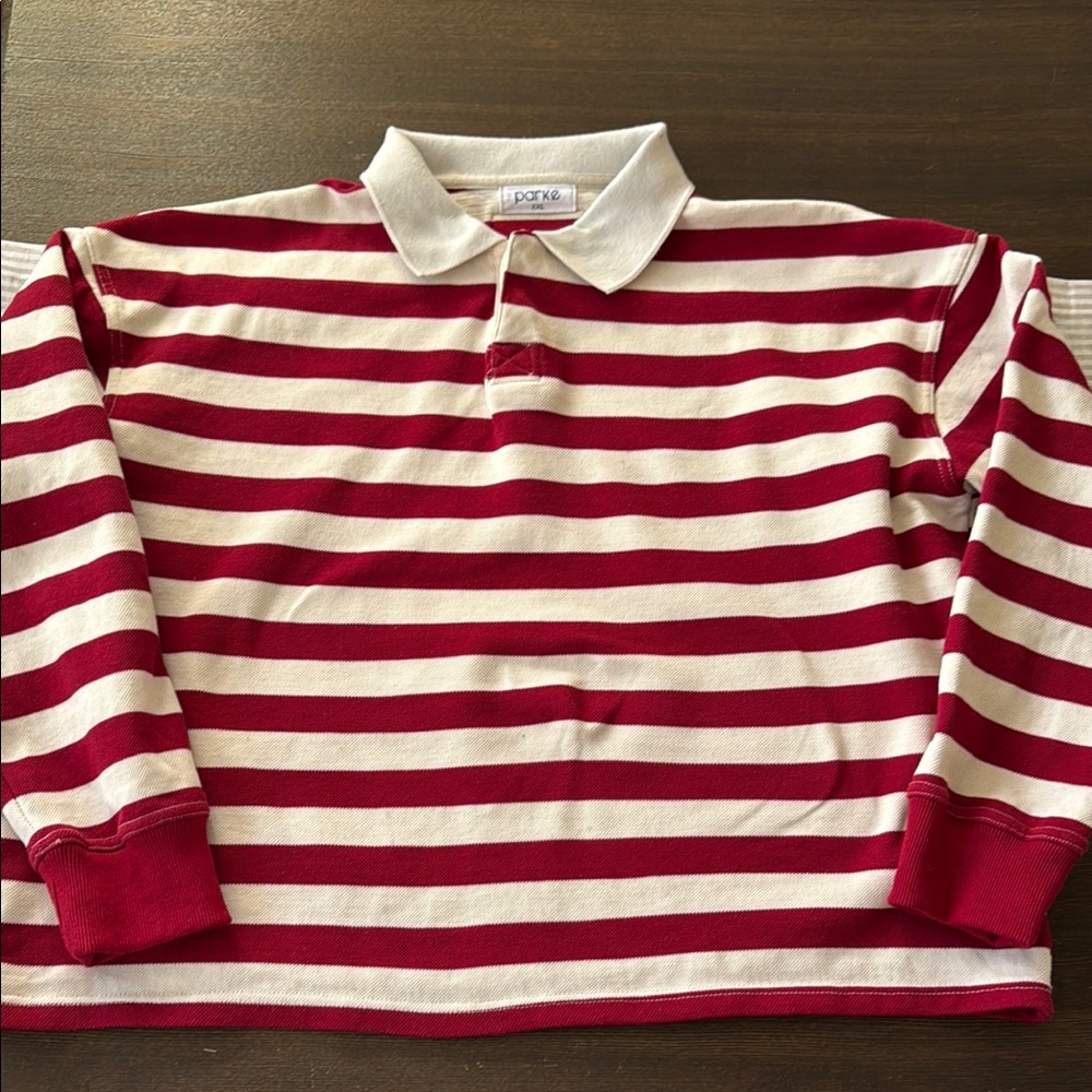 Parke striped polo